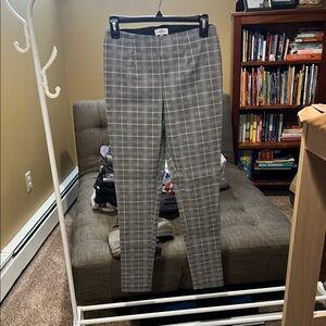 Gray Plaid Pants
